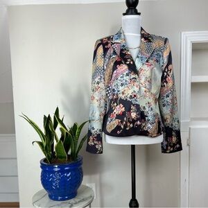 Floral Patchwork Blazer